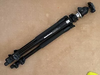 Manfrotto 190X PROB Tripod + Model 222 Head - Very Good Condition • £90