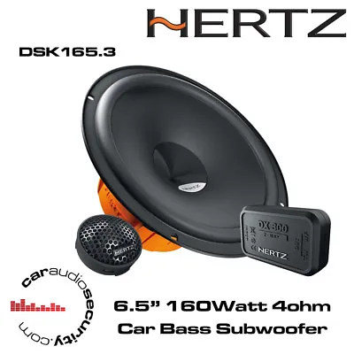 Hertz DSK165.3 Dieci Series 17cm 6.5  2-Way Component Door Speakers 160W Each • £119.99