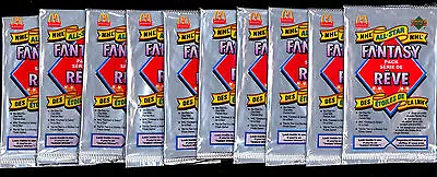 1993-94 UD McDONALD HOCKEY RARE 10 UNOPENED SEALED PACKS STAR CARD & HOLOGRAM • $33.99