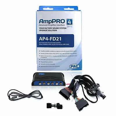 PAC AmpPRO AP4-FD21 Amplifier Upgrade Interface For Ford Vehicles W/ 8.4  Radio • $294.95