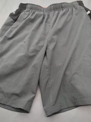 Training Fit Shorts Small (28-30) Gray And Orange  • $9.99