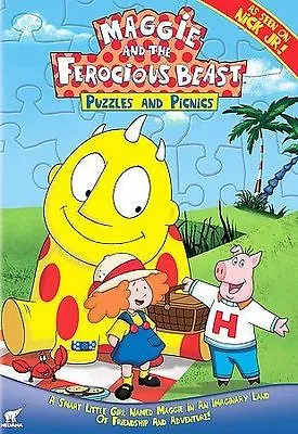 Maggie And The Ferocious Beast - Puzzles (DVD) DISC & COVER ART ONLY NO CASE • $1.99