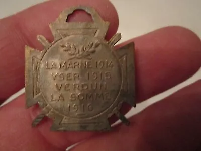 1916 La Marne 1914 Vser 1915 Verdun La Somme Medal - Sc-9 • $39