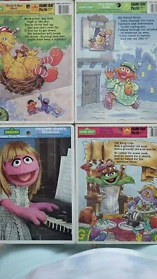 4 Vintage 1980's Sesame Street Puzzles. Whitman And Golden. • $30