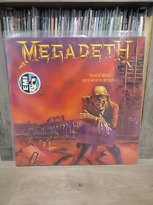 Megadeth LP Peace Sells... But Who's Buying  (Original Vinyl *Import 1986) DMM • $99.95