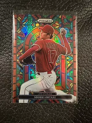 MVP Shohei Ohtani 2022 Panini Red Prizm Stained Glass • $85