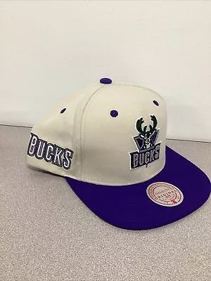 Milwaukee Bucks Mitchell & Ness Adjustable Snapback Hat New • $24.27