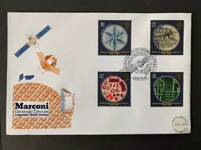GT BRITAIN 1989 MICROSCOPES 4v COTSWOLD MARCONI FIRST DAY COVER LINCOLN HS CV£20 • $4.17