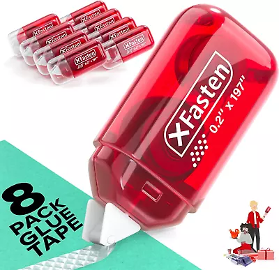 Mini Japan Dots Adhesive Roller .20-Inx197-In (985” Total) 8-Pack Red Scrapb... • $16.99