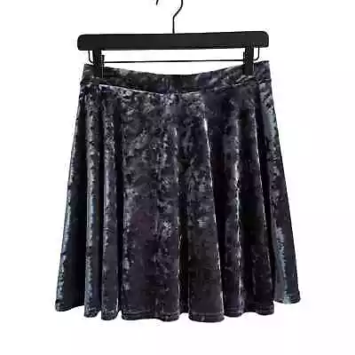 Topshop Size 6 Crushed Velvet Skater Skirt • $18