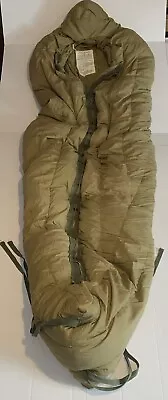 Vintage US Military M1949 Feather Down Mummy Sleeping Bag Arctic Vietnam War Reg • $98