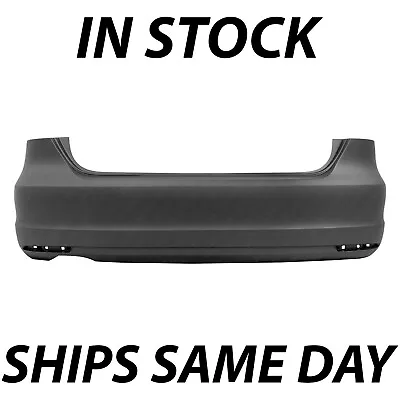 NEW Primered Rear Bumper Cover For 2011-2014 Volkswagen Jetta Type 6 Sedan 11-14 • $145.53