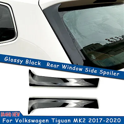 Rear Window Side Spoiler Canard Splitter For VW Tiguan MK2 2017 2018 2019-2021 • $19.37