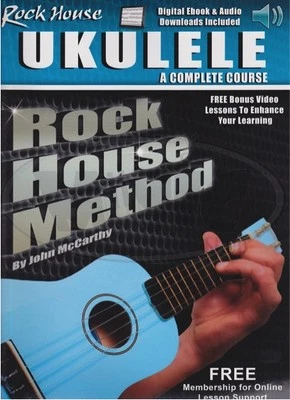 $8.96 • Buy New Rock House Ukulele Method: A Complete Course Music Tuition Book & OLA