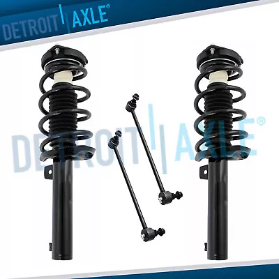 Front Struts Spring Assembly + Sway Bar Link For VW Beetle Eos Golf Jetta Passat • $131.21