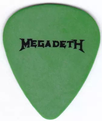 Megadeth Dystopia David Ellefson 2016 Tour Guitar Pick Very Rare Rock Mustaine • £28.50