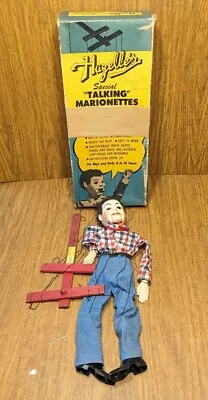 Hazelle's  Talking  Marionette #302 Cow Hand In Original Box Vintage Plaid • $54.99