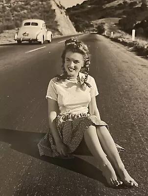 1945 Marilyn Monroe Original Photo By Andre De Dienes California Highway Stamped • $5500