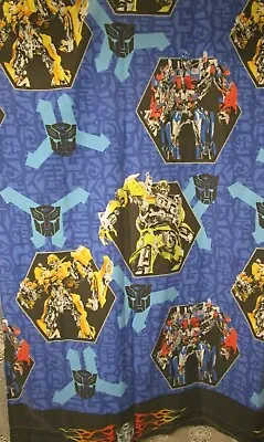 Transformers  Twin Flat Sheet Autobots Optimus Prime Bumble Bee  • $23.99