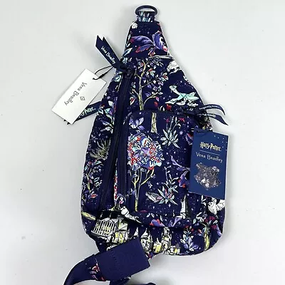 Vera Bradley Harry Potter Forbidden Forest Mini Sling Backpack Cotton Owl NWT • $62.95