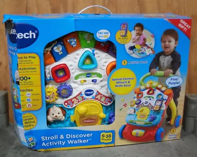 Vtech Stroll And Discover Activity Walker For Babies *distressed Pkg • $24.99