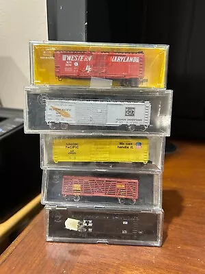 N Scale Freight Car Lot- Western Maryland Western Pacific Union Pacific Armour • $3