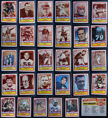 1989 Swell Greats Football Cards Complete Your Set You U Pick From List 1-150 • $0.99