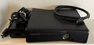 Microsoft Xbox 360 S 4GB Console - Black (1439) With Cords WORKS Read • $47.99