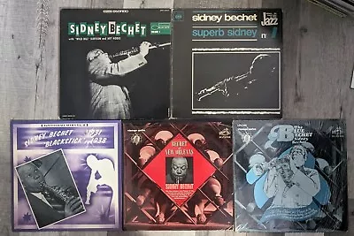 Sidney Bechet Vinyl LP Jazz Lot Of 5 LP Blue Note Vintage Series CBS • $24.99