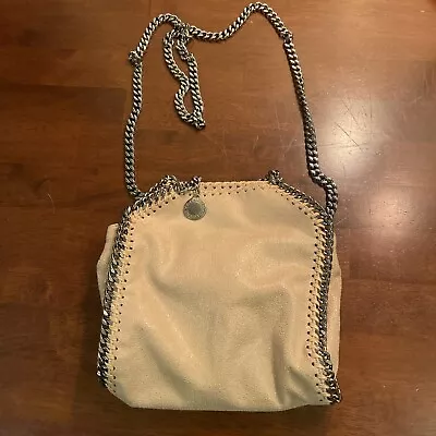 Stella Mccartney 391698 W9132 Tiny Tan/Beige Falabella 2Way Shoulder Bag • $140