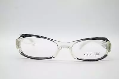 £109.25 • Buy Vintage Alain Mikli A0224 Black Transparent Angular Sunglasses Frame NOS