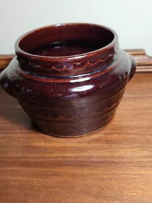 Marcrest Daisy Dot Design Ovenproof Stoneware Bean Pot NO LID • $12