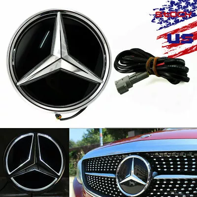 Mirror Car Led Front Star Grille Emblem Light For C-Class W204 2007-14 Snap Type • $53.50