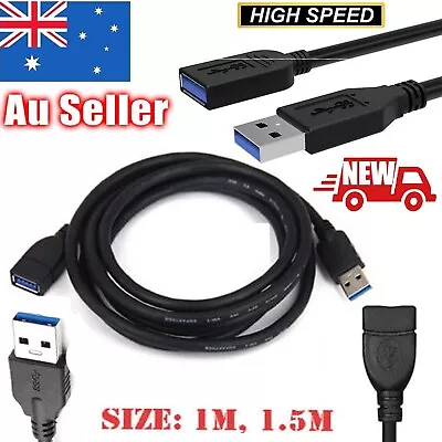 USB 3.0 Extender SuperSpeed A Male To A Female Extension Cable USB Repeater Cord • $8.49