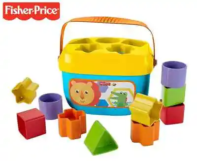 Fisher-Price Baby's First Blocks Baby Shape Sorter Toy Kids Learning Educational • $15.99