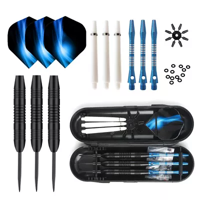 3Pcs Professional Competition Tungsten Steel Needle Tip Darts 22g Set With Case • $13.98