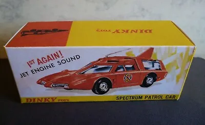 Dinky 103 Captain Scarlet SPC Spectrum Patrol Car Reproduction Box (Box Only) • £3.94