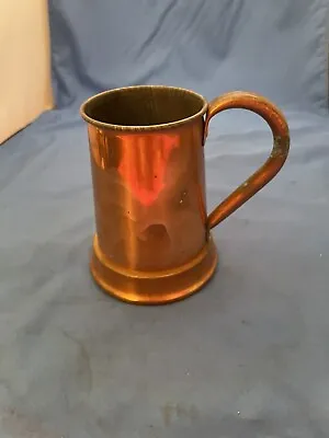 Copper Mug With Handle And Glass Bottom! • $6.99