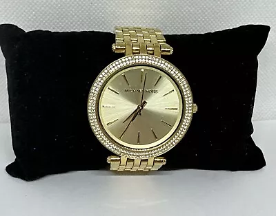 Michael Kors Darci MK3191 Women's Gold Stainless Steel Analog Dial Watch NUL11 • $59.99
