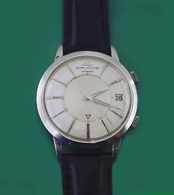 Stainless Jumbo 37 Mm Vintage 50's  Le Coultre-Vacheron  Automatic MEMOVOX Watch • $2999