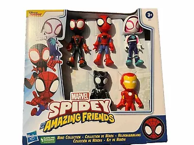 Marvel Spidey And His Amazing Friends 5 Piece Hero Collection 4-Inch Figure Set • £23.99