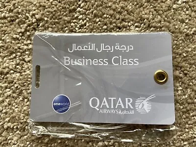 Qatar Airways - Business Class Hinged Plastic Luggage Tag New • £17.99