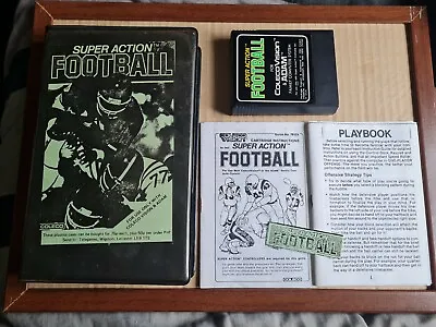 Super Action Football For Colecovision & Adam Cartridge & Copied Playbook V25 • £19.95