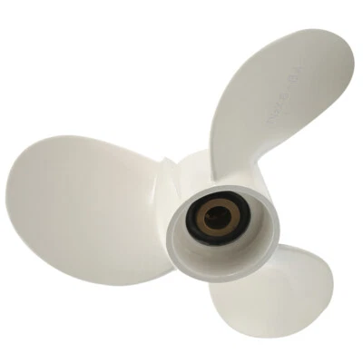 $36.58 • Buy Outboard Motor Propeller White 3 Blades Boat Prop Aluminum For 4HP 5HP