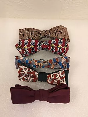 VTG Clip Bow Ties Lot Of 5 • $8