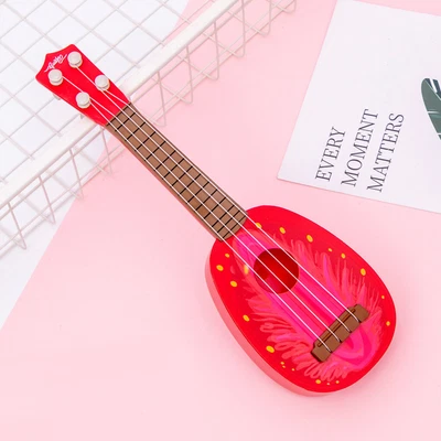$11.20 • Buy Cute Kid Mini Guitar Toy Musical Instrument Ukulele 4String Guitar Children Gift