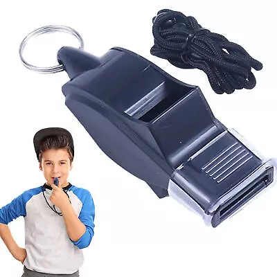 Loud Referee Whistle & Lanyard Loud Crisp Sound Sports Whistles For Football  • $7.91