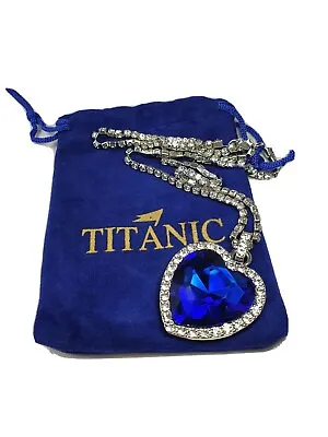£8.99 • Buy TITANIC HEART Of The Ocean Pendant Necklace *NEW*. ROSE Valentines Day Gift
