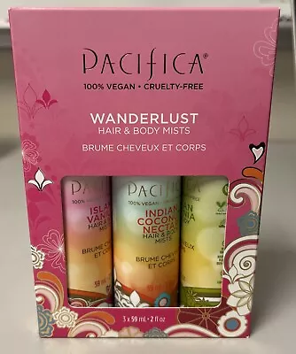 New In Box Pacifica Beauty Wanderlust Hair Perfume & Body Spray Trial Set • $15