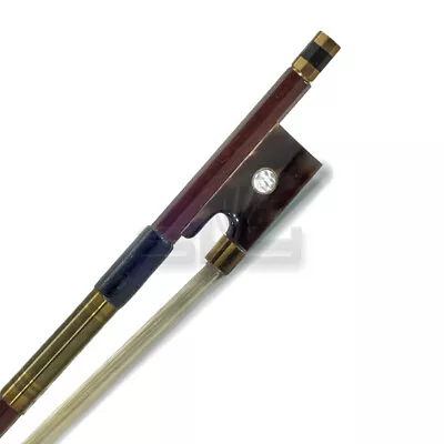 High Quality 44 Violin Bow Imitated Tortoise Shell Frog Abalone Gold Wrap • $79.99